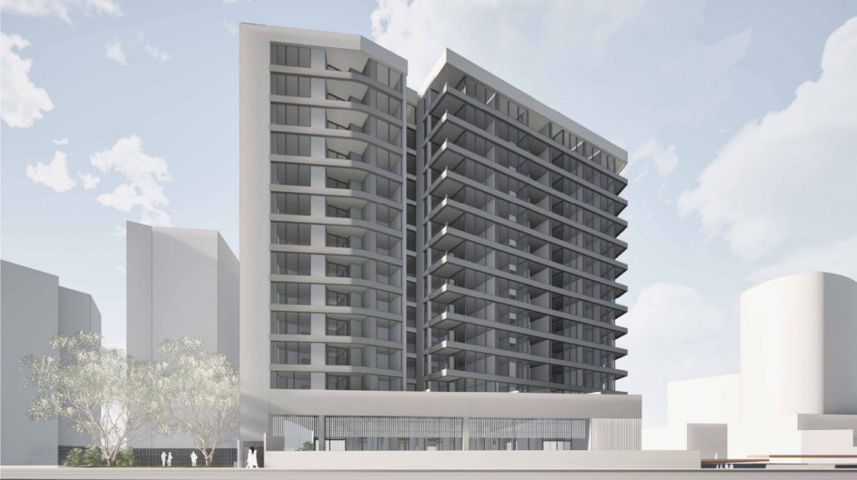 sketch of proposed development