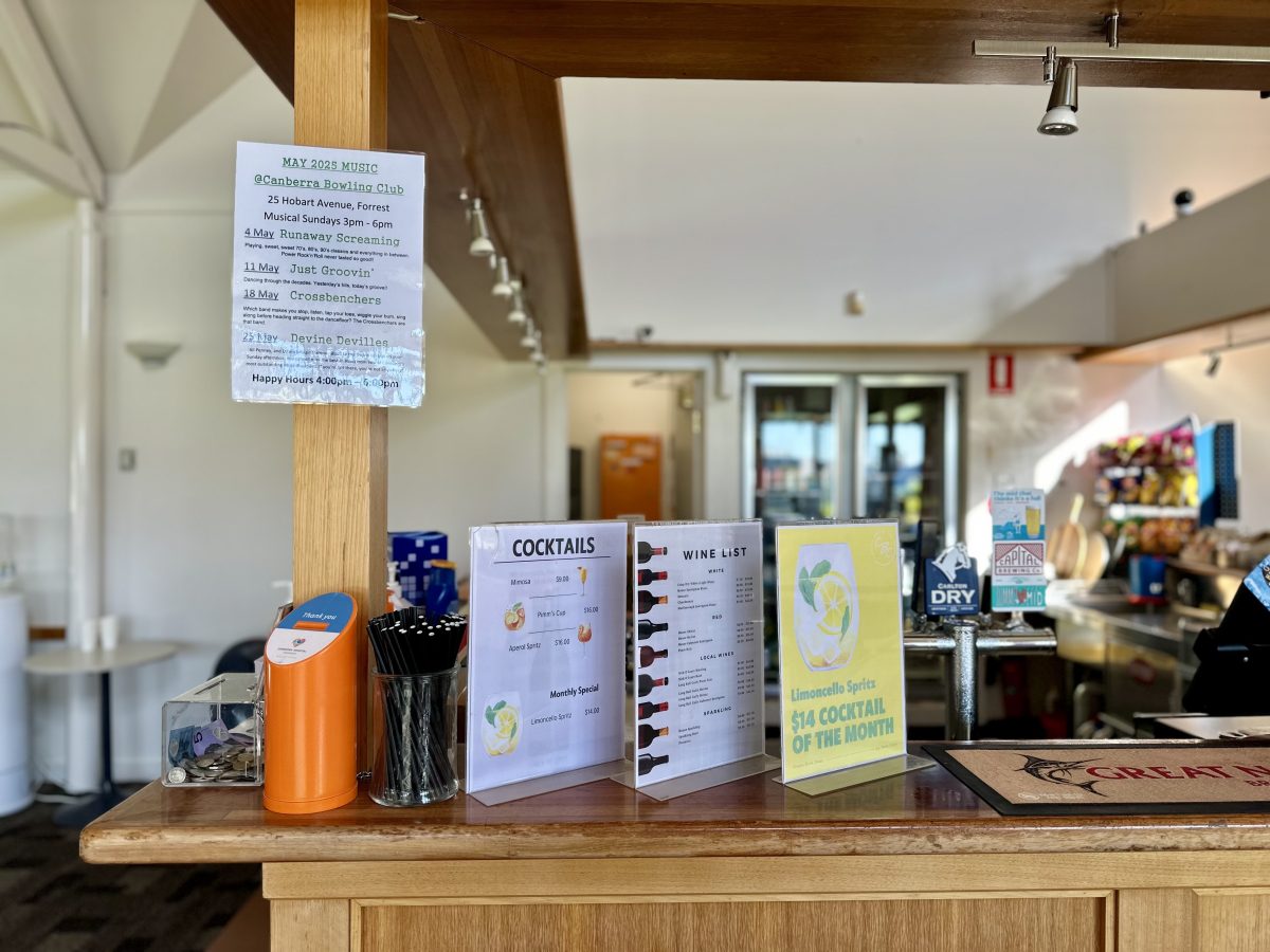 a bar counter