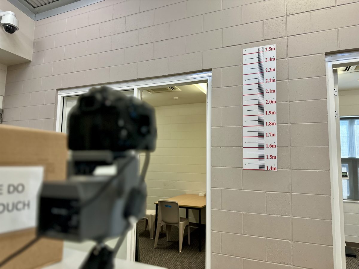 Prison admissions room