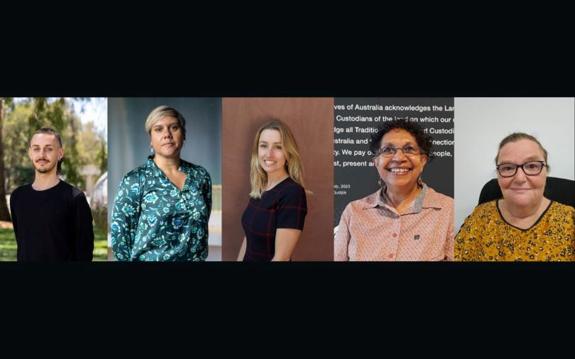 Headshots of Adam Ford, Jilda Andrews, Lucy Hannan, Phyllis Williams and Rebecca Bateman.