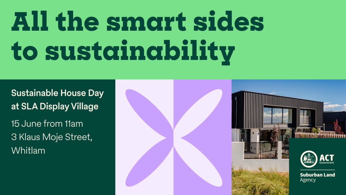 Sustainable House Day event poster
