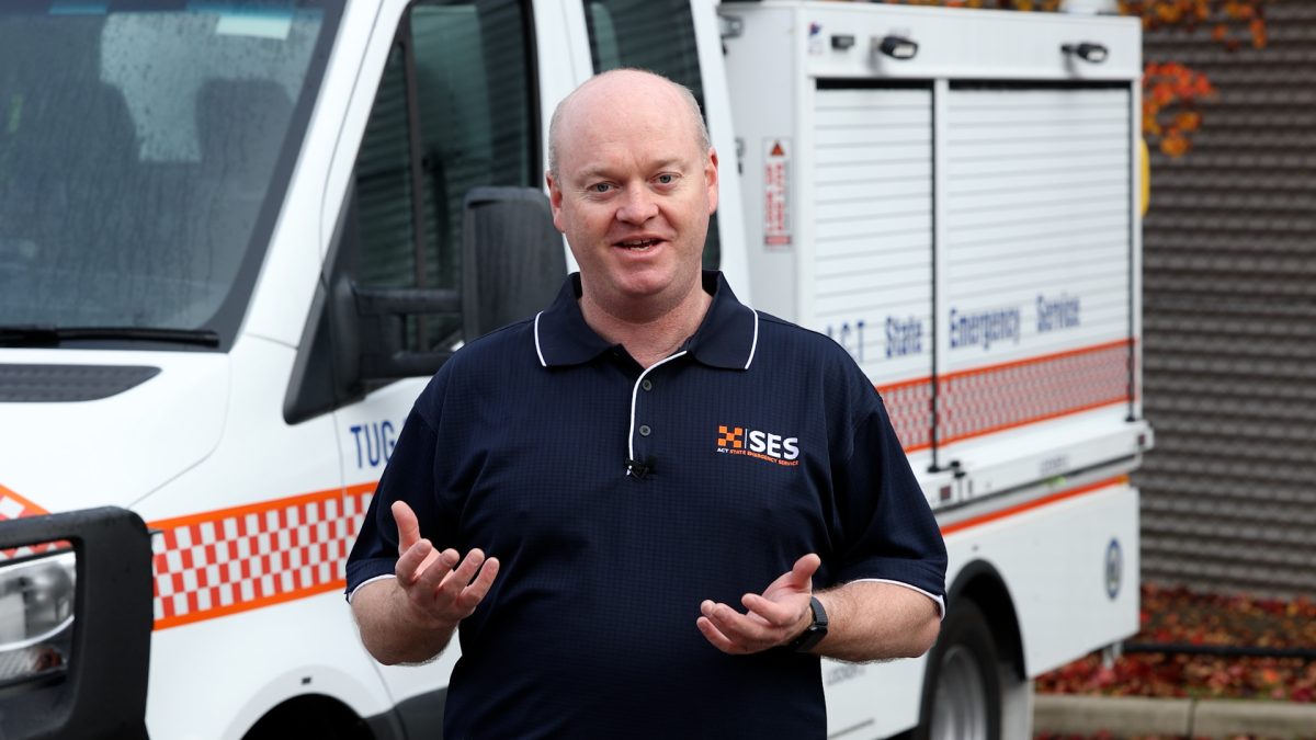 SES ACT chief officer Steve Forbes