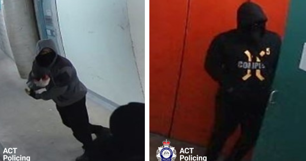 Armed pair sought after allegedly trying to break into Westfield Belconnen store