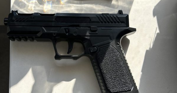 Patient allegedly found with gel blaster pistol, knife in Canberra Hospital
