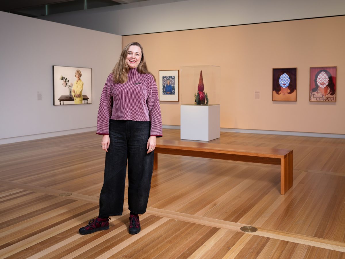 Curator Serena Bentley at the NPG