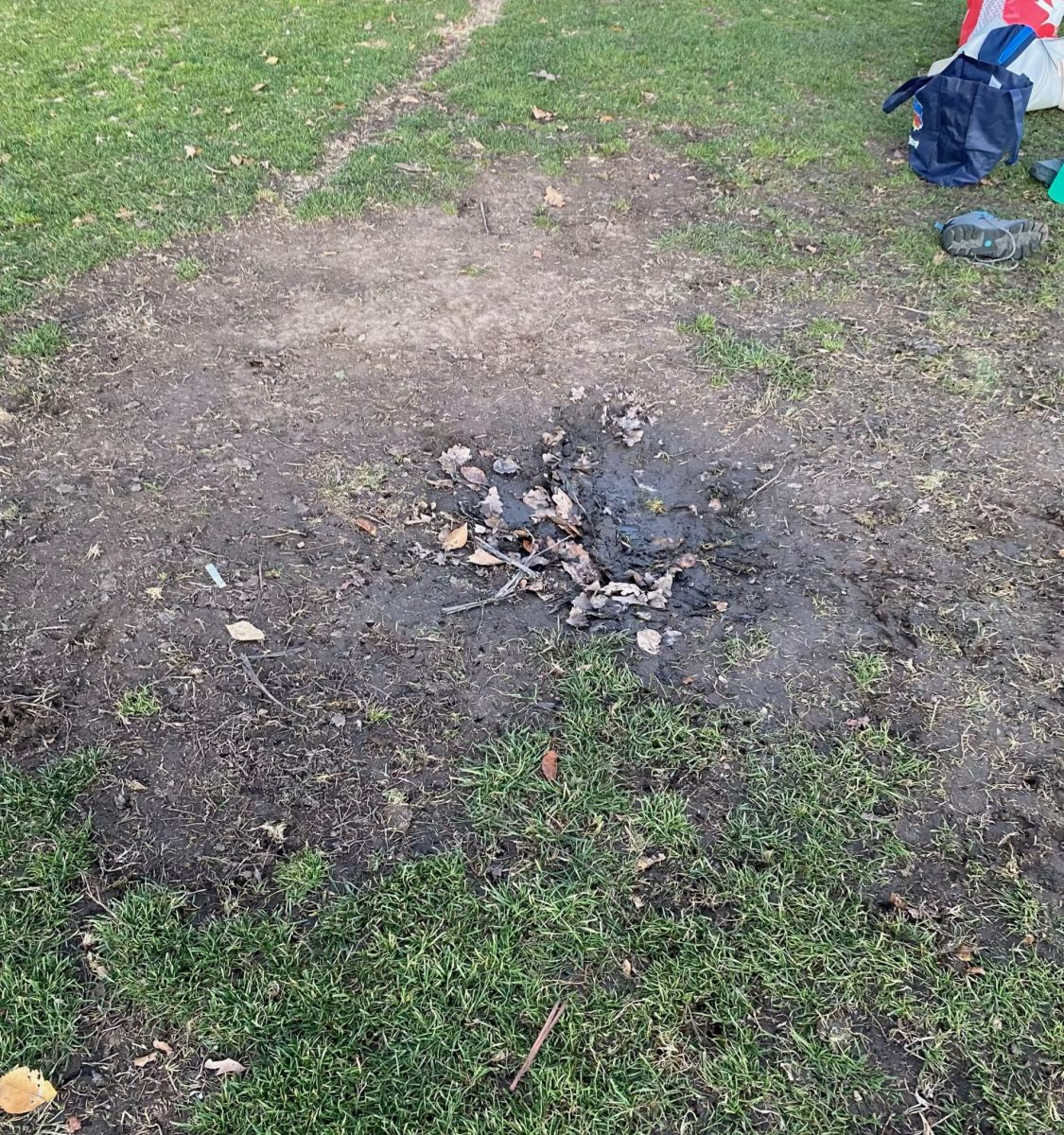Concerns over the state of this playing surface at Watson resulted in the NPL under 14s game between Tuggeranong and Majura being called off. Photo: Steve Diggle.