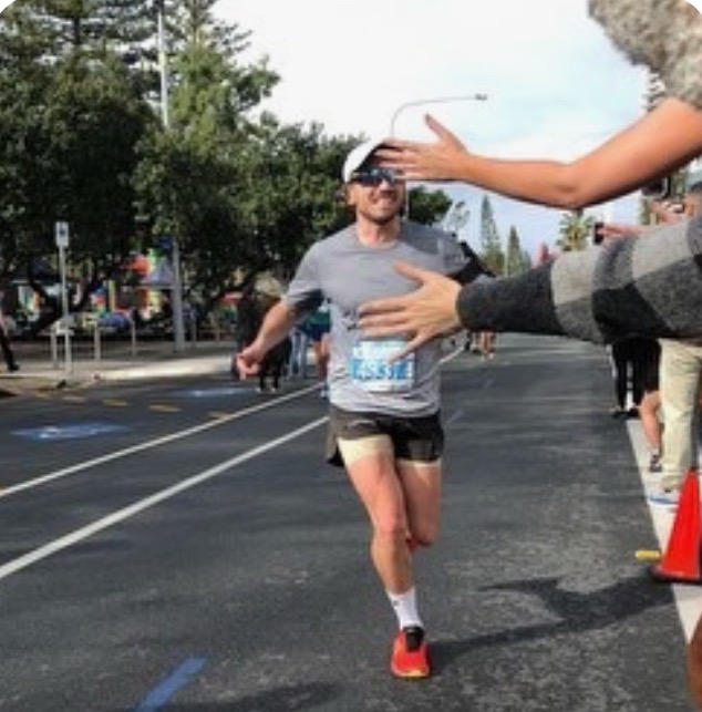 Jacob Kogelman running a marathon