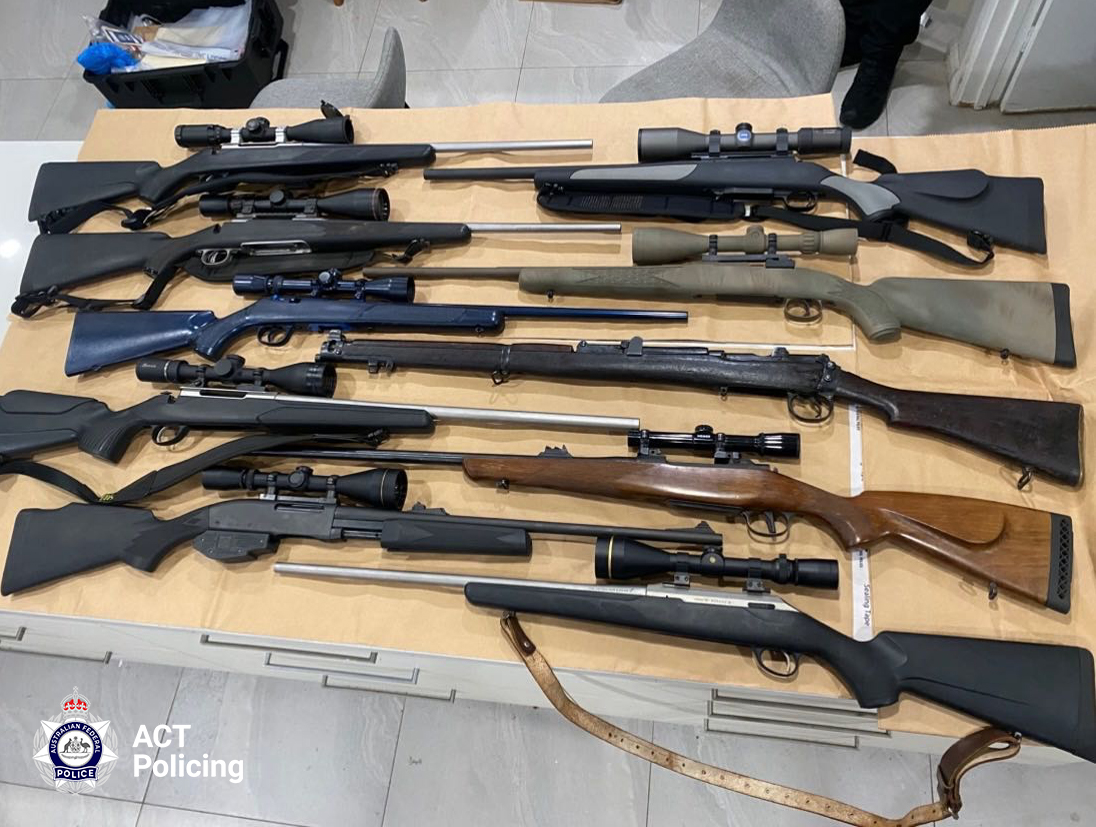 Seized firearm