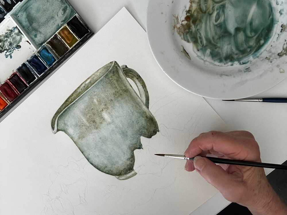 Mugga era still life, by Nicola Dickson