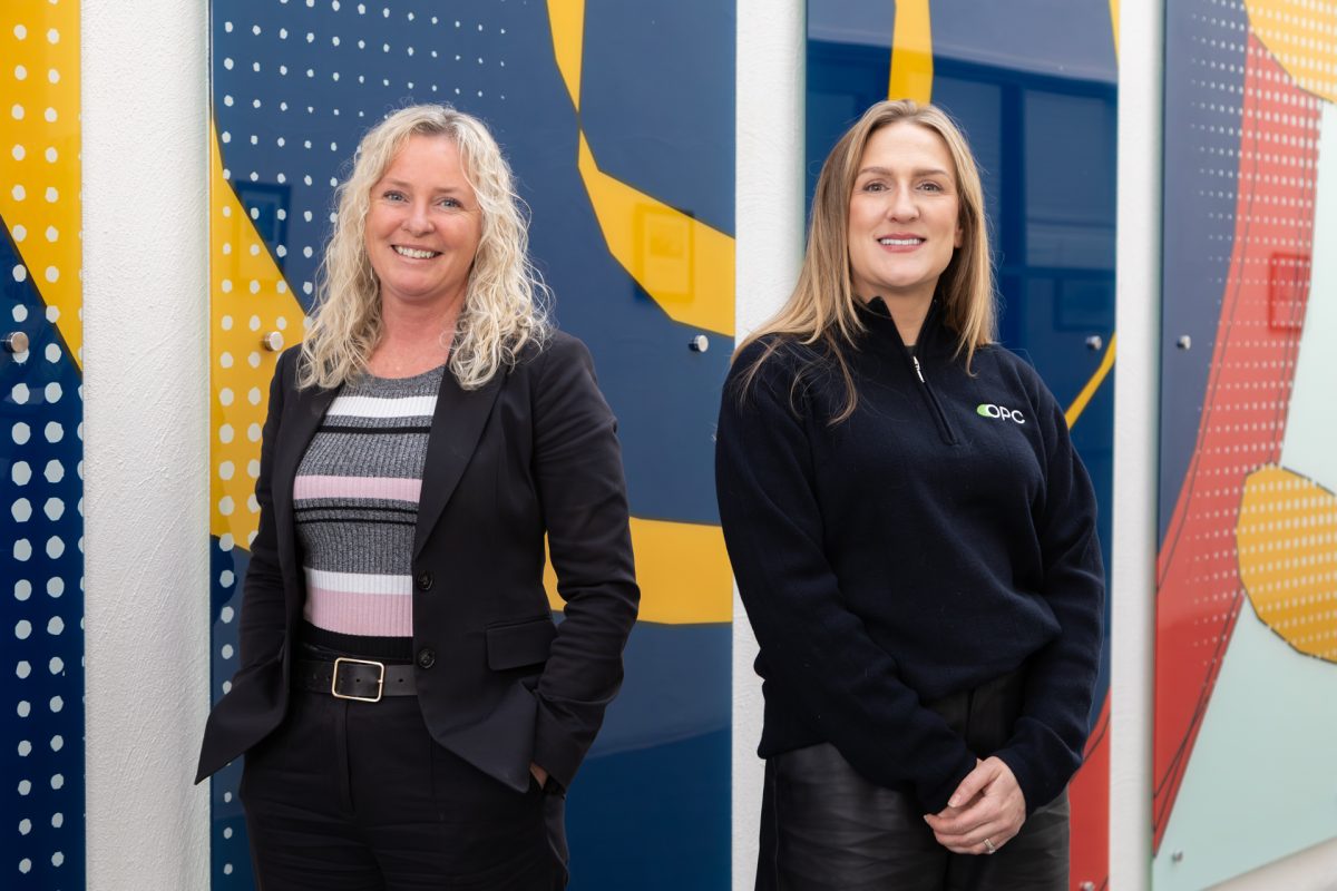 Nadine Stephen, CEO Koomarri with Kate Priest, OPC