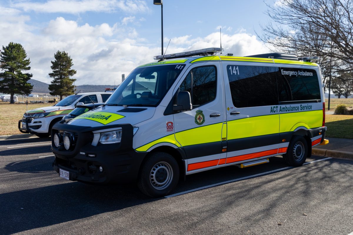One of the ACT's new ambulances