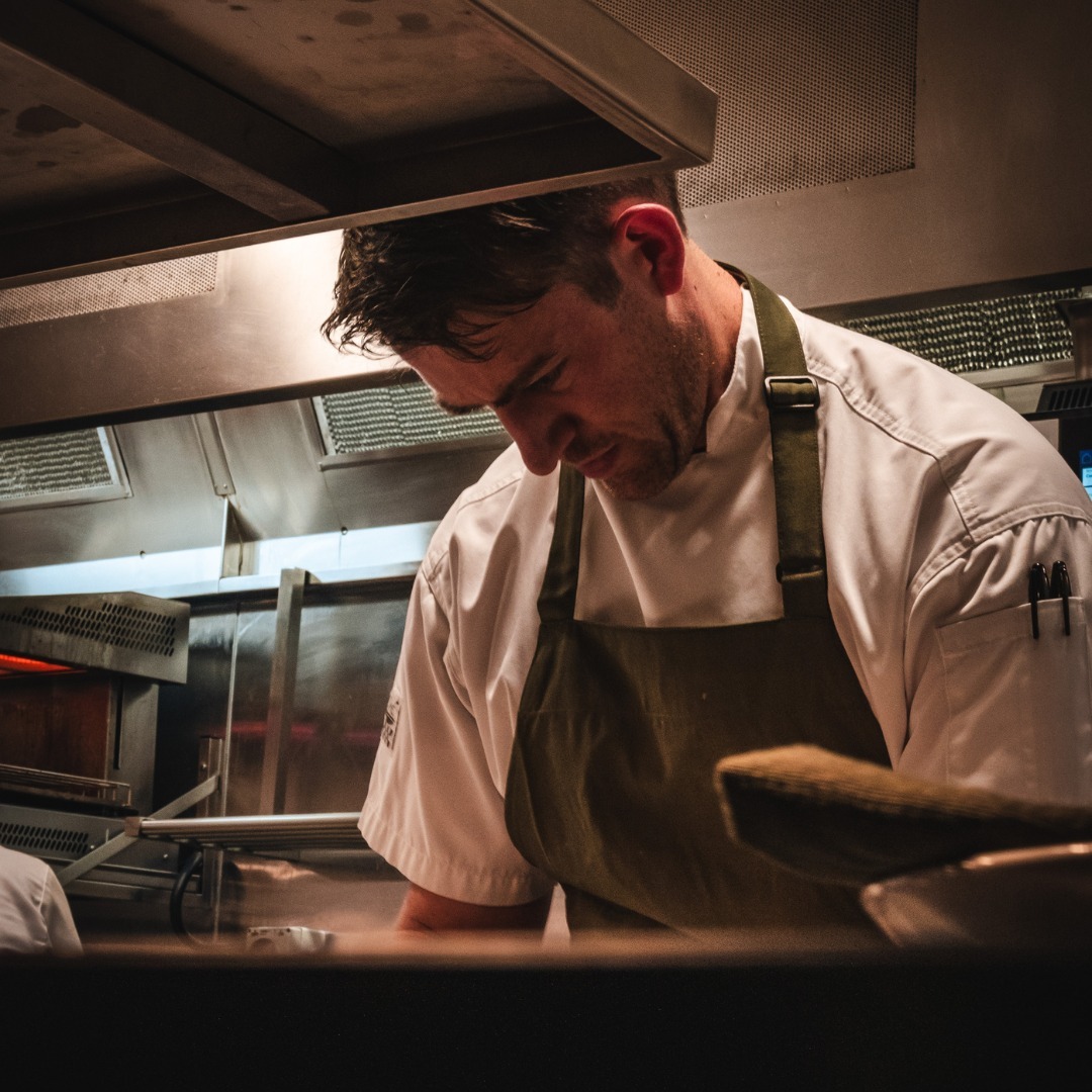 A chef in the kitchen