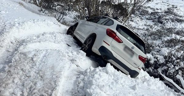 Icy and snow-covered roads cause dozens of crashes on Snowy Mountains routes