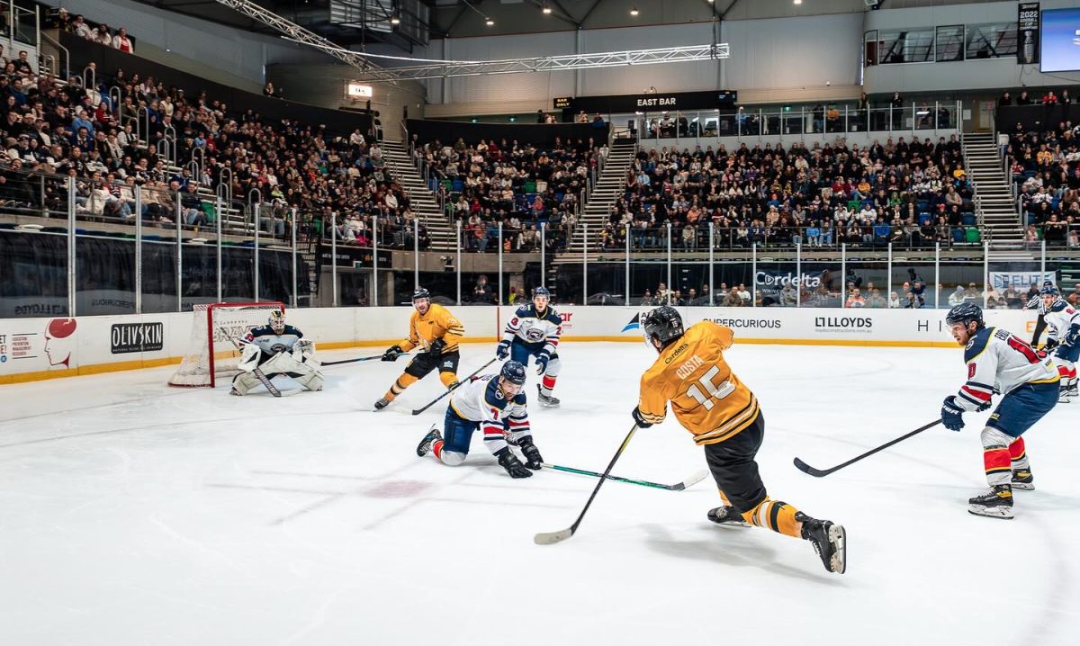 ice hockey at AIS Arena