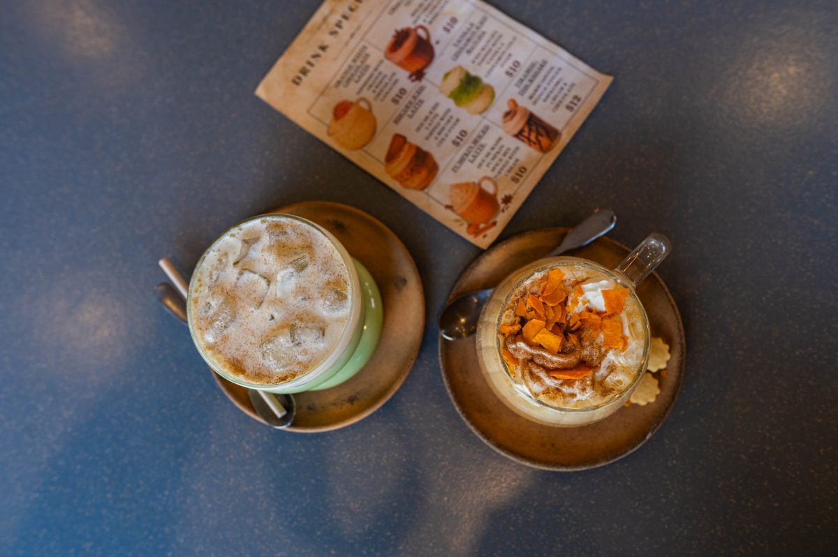 Some of the seasonal drinks on offer at Highroad.