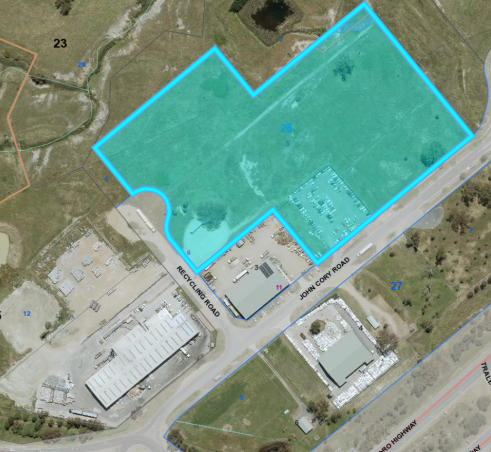 map showing FOGO Facility location