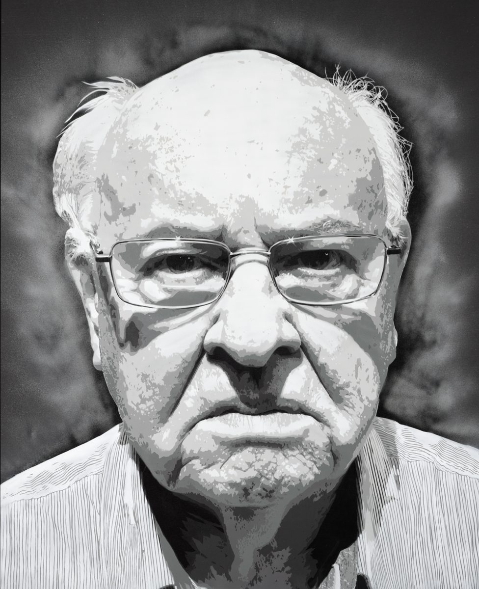 Father Bob Maguire painting