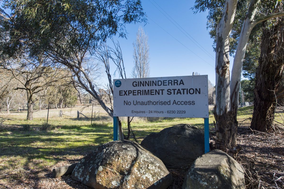 CSIRO Ginninderra sign