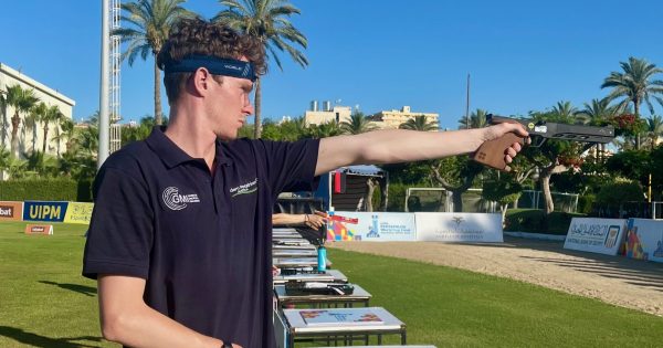 Canberra’s Nick Odgers completes a remarkable transition to the sport of modern pentathlon