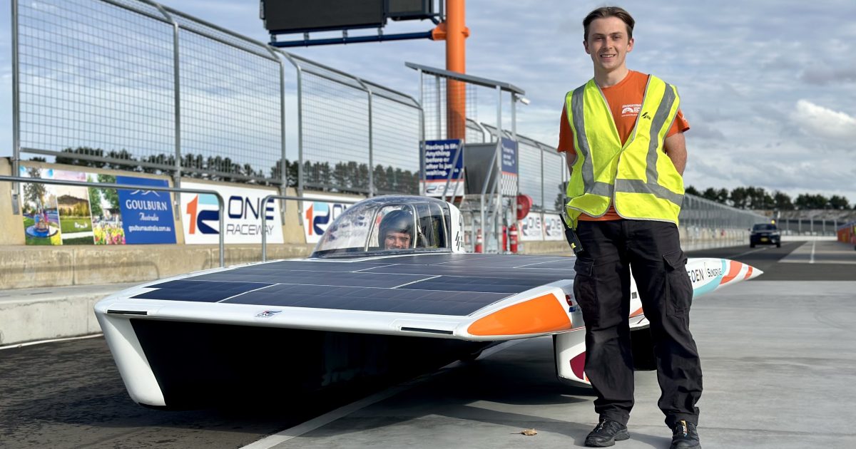 Student-built solar racecar aces first test in gloomy Goulburn. Next stop? The outback … | Region Canberra Student-built solar racecar aces first test in gloomy Goulburn. Next stop? The outback … | Region Canberra