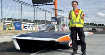 Student-built solar racecar aces first test in gloomy Goulburn. Next stop? The outback ...