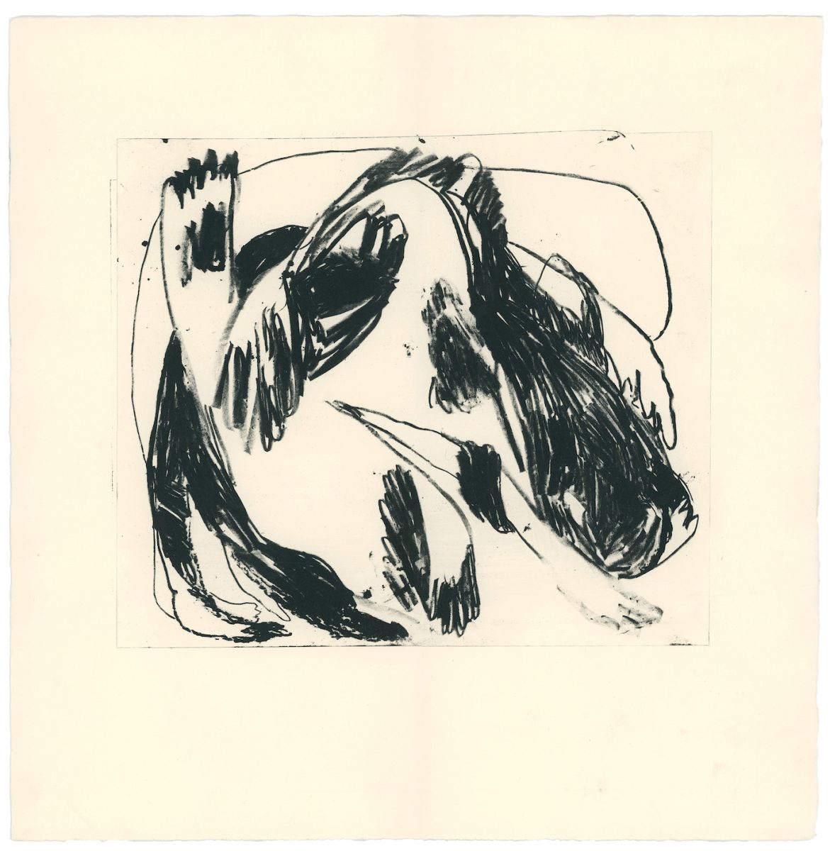 black and white abstracted design