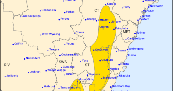 Windy week lies ahead for parts of Canberra, the Alps and Southern Tablelands