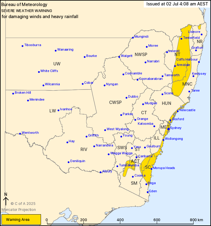 Weather map