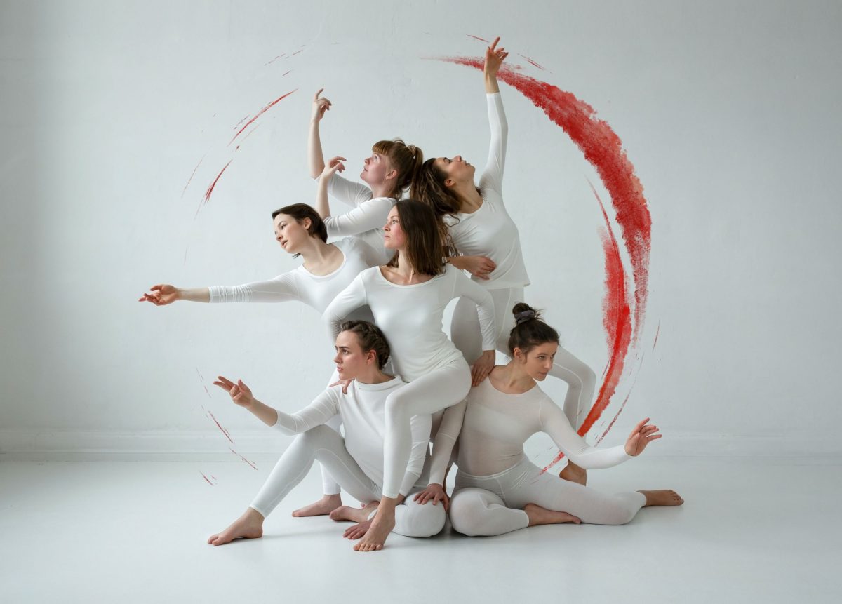 Group of women dancing