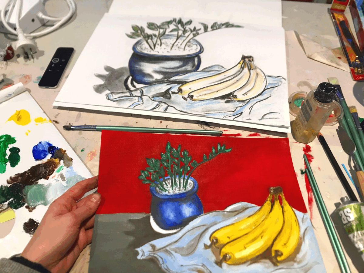 Paint and chat workshop