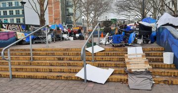 City homeless camp cleared ahead of weekend festival