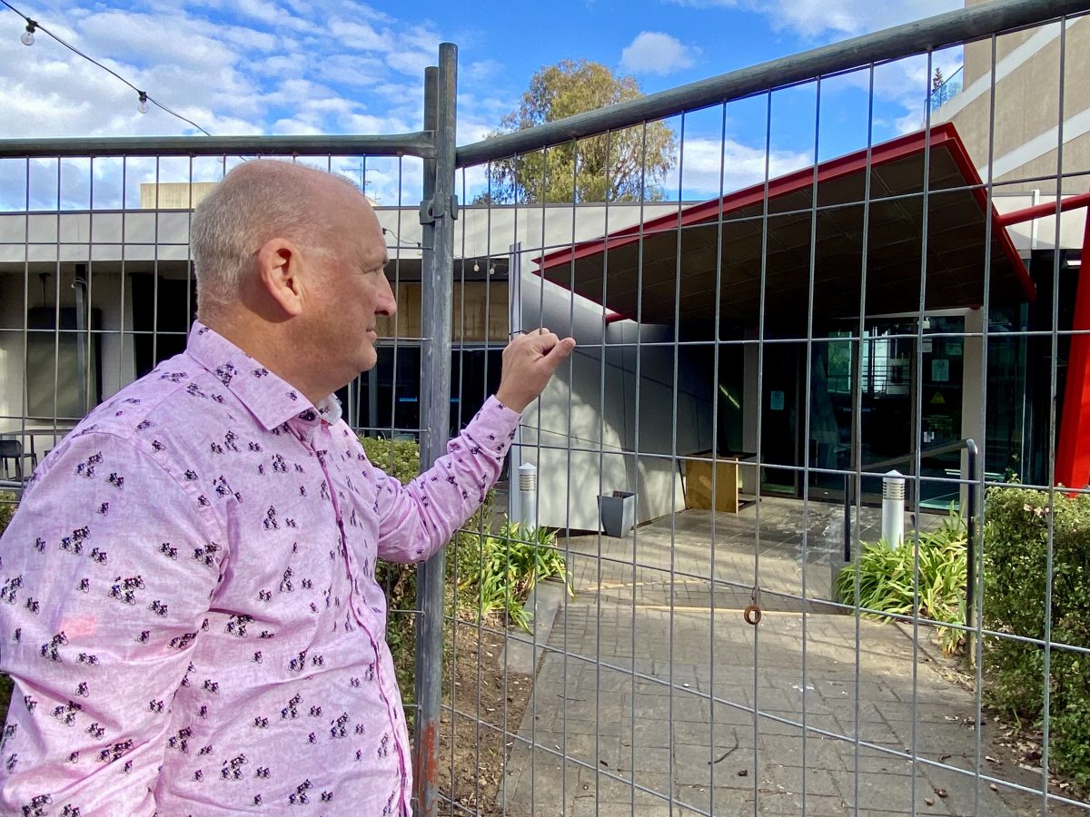 Canberra Services Club board chair Jon Hunt-Sharman