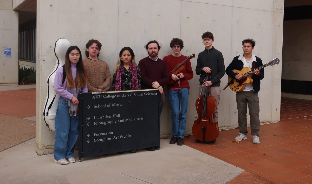 group photo of students with instruments