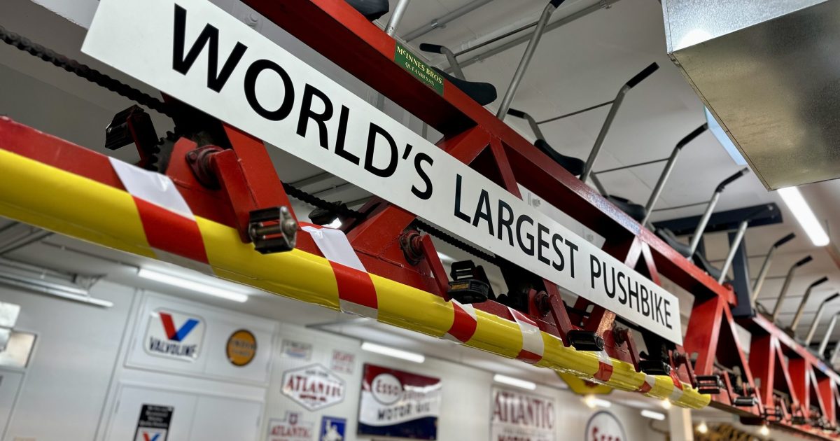 Hidden away for decades, the ‘World’s Largest Pushbike’ is now back on show | Region Canberra