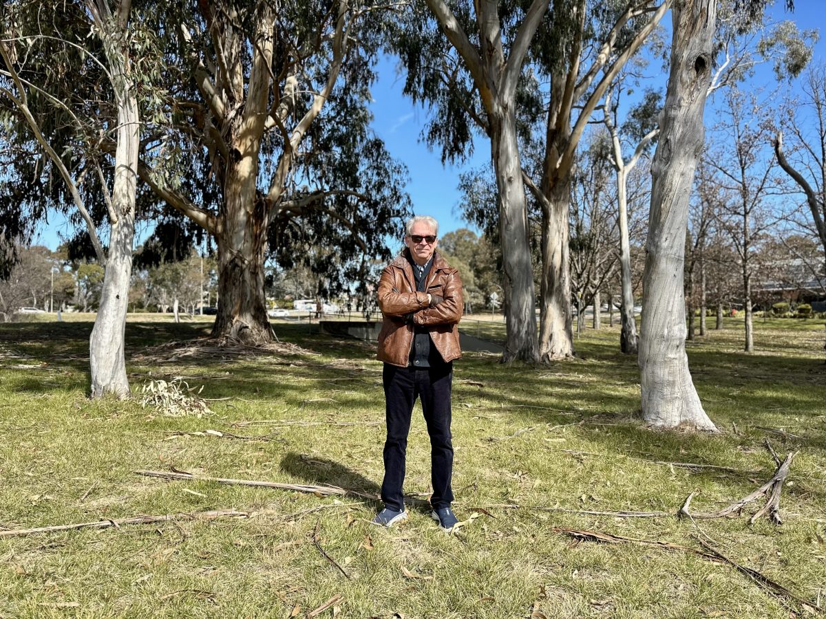 Man standing on grass