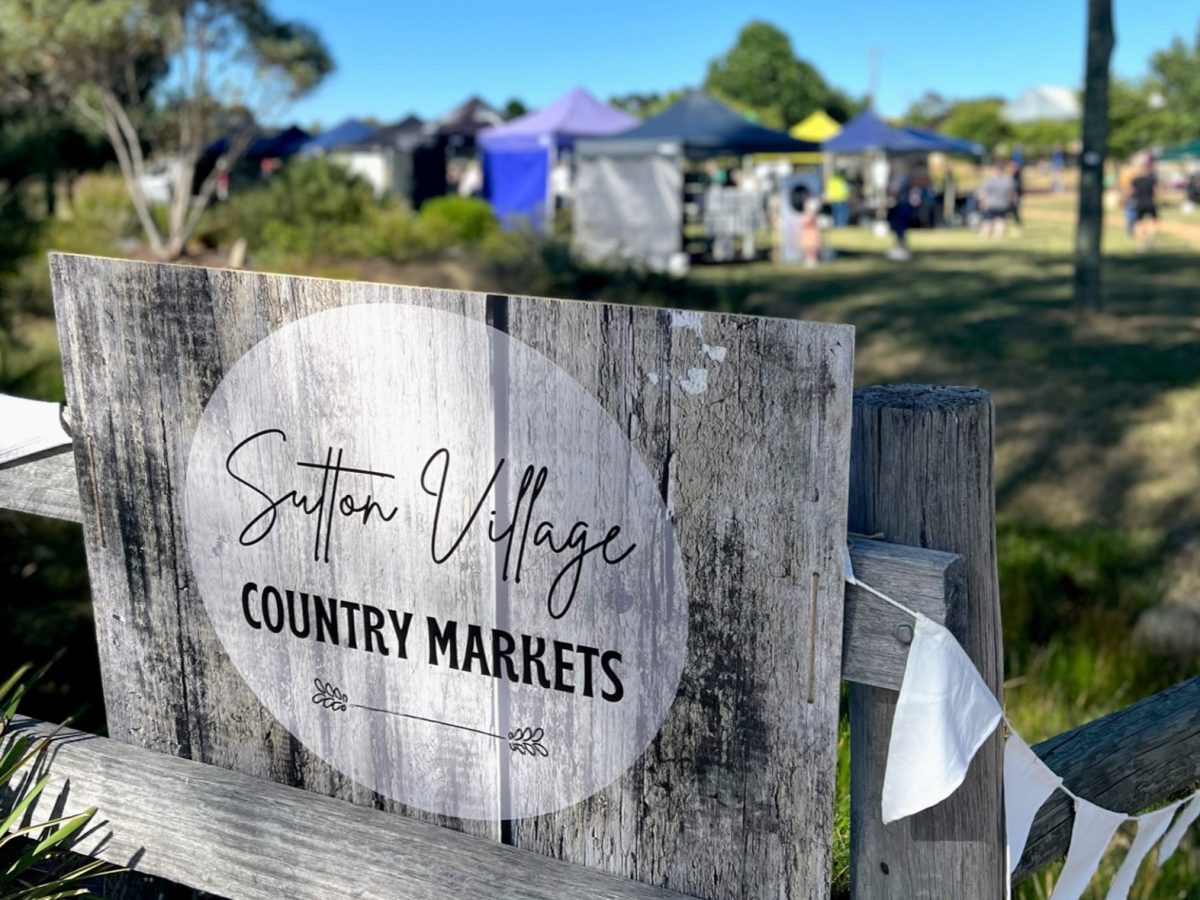 Sutton Village Country Markets sign