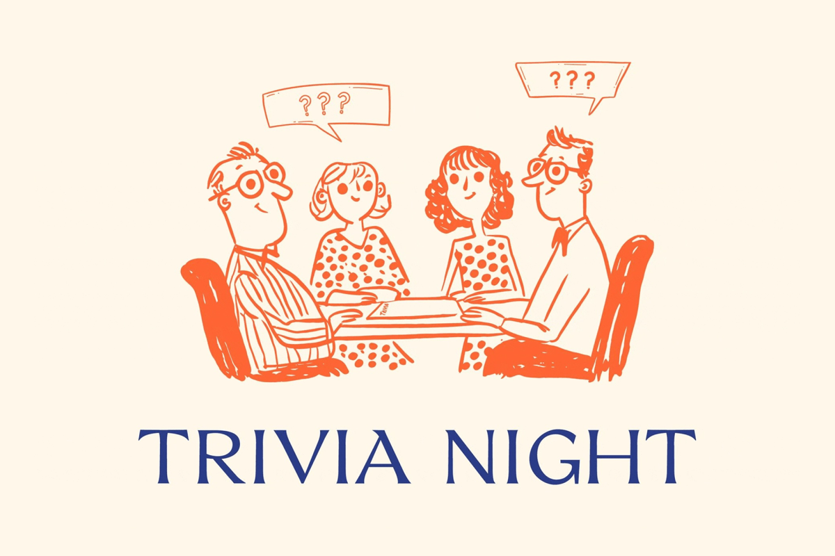 FAME Trivia Night event poster