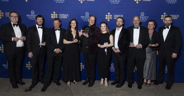 Black-tie event celebrates the property people building Canberra