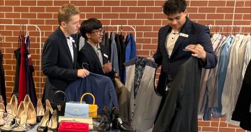 Dressed to impress: Kingsford Smith’s Op Shop Formalwear brings a touch of glam to students' big night