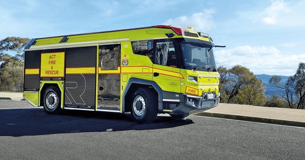 Berlin has the largest electric fire truck fleet in the world. Canberra can’t get one running