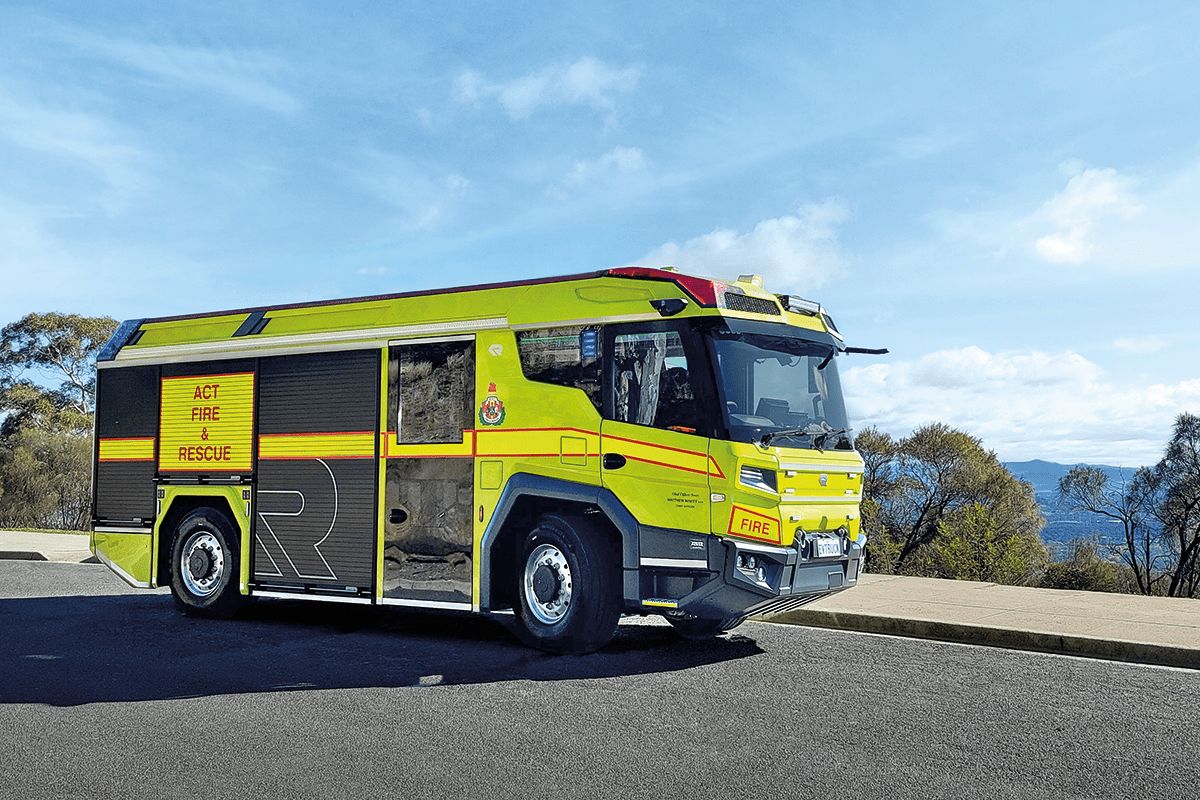 Electric fire truck