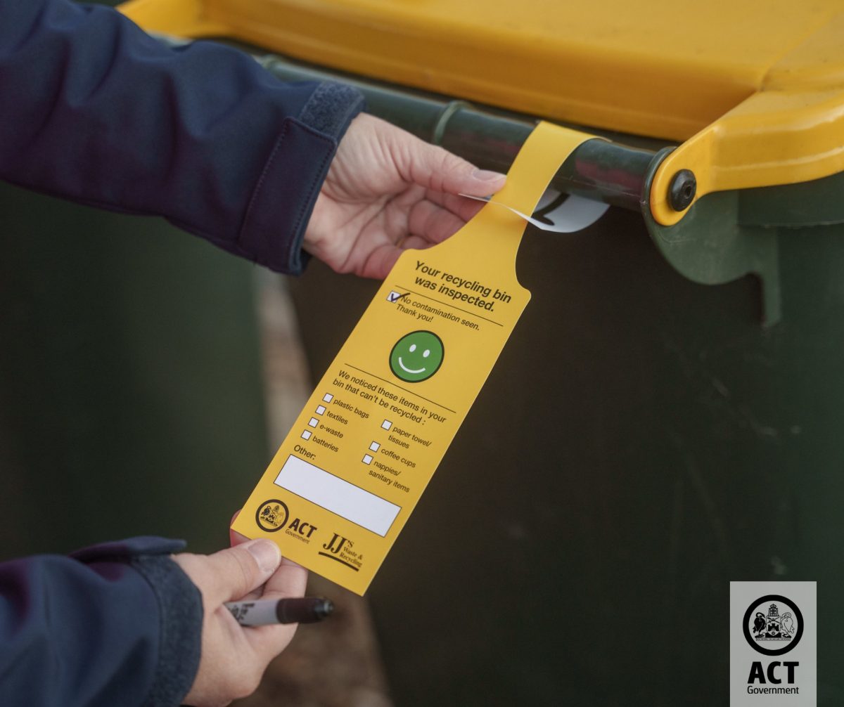 Green bin government inspection notice