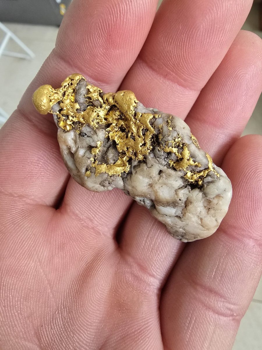 Gold ore nugget