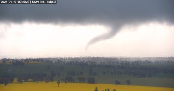 Tornado seen touching down in South West Slopes