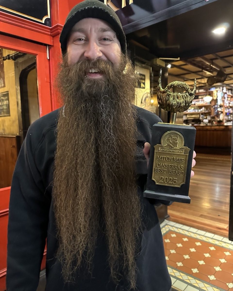 Canberra Beard Competition 2025 winner