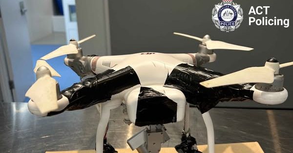 Man allegedly tried to smuggle contraband into Canberra's jail via drone