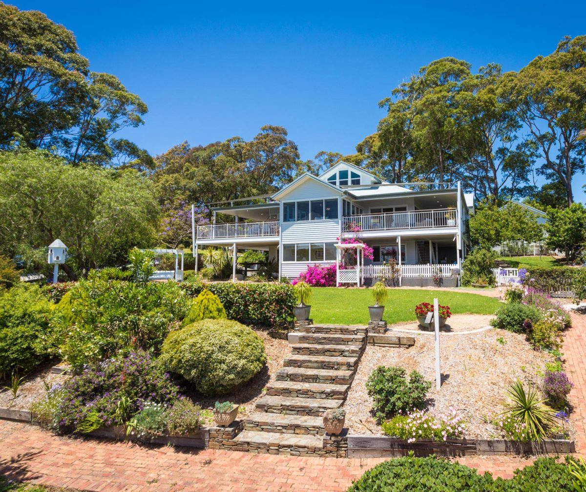 front of home and gardens