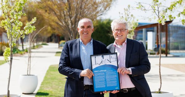 Brent Larkham becomes the 15th inductee to the Tennis ACT Walk of Fame