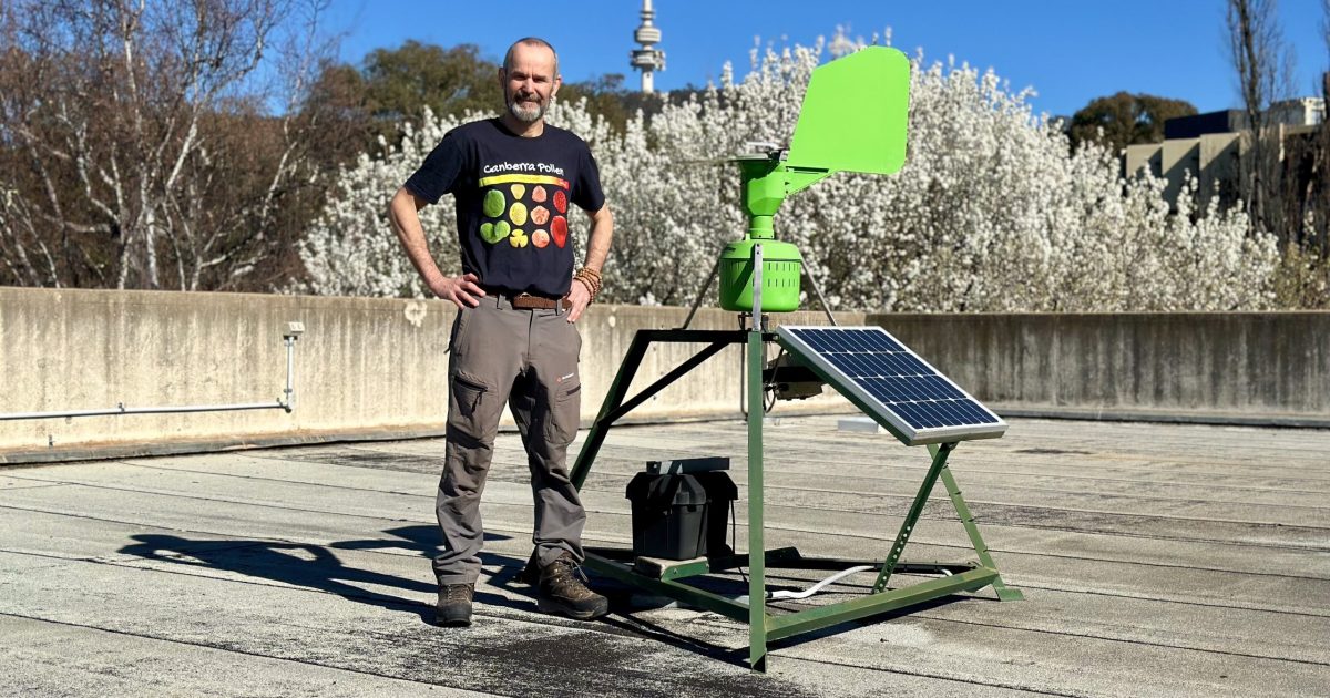 Ben Keaney is possibly Canberra's most important person during spring. Across the city, thousands wait to see the pollen count…