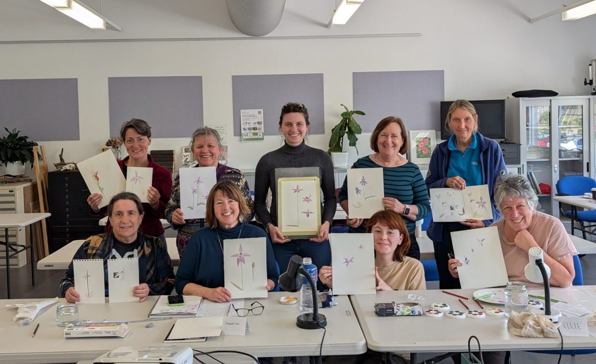 Orchid illustration class with Dr Anna Voytsekhovich